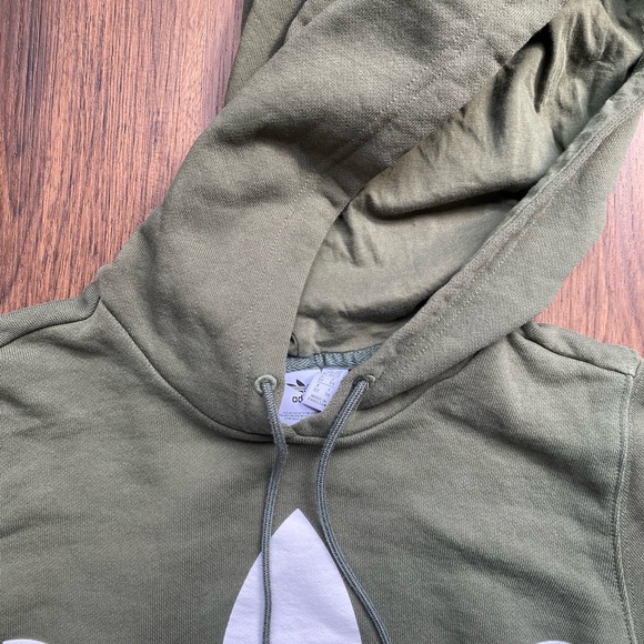 Adidas | Green Trefoil Hoodie - Picture 5 of 13